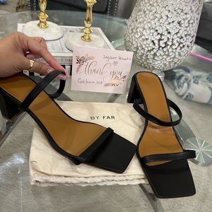 BY FAR - block sandal